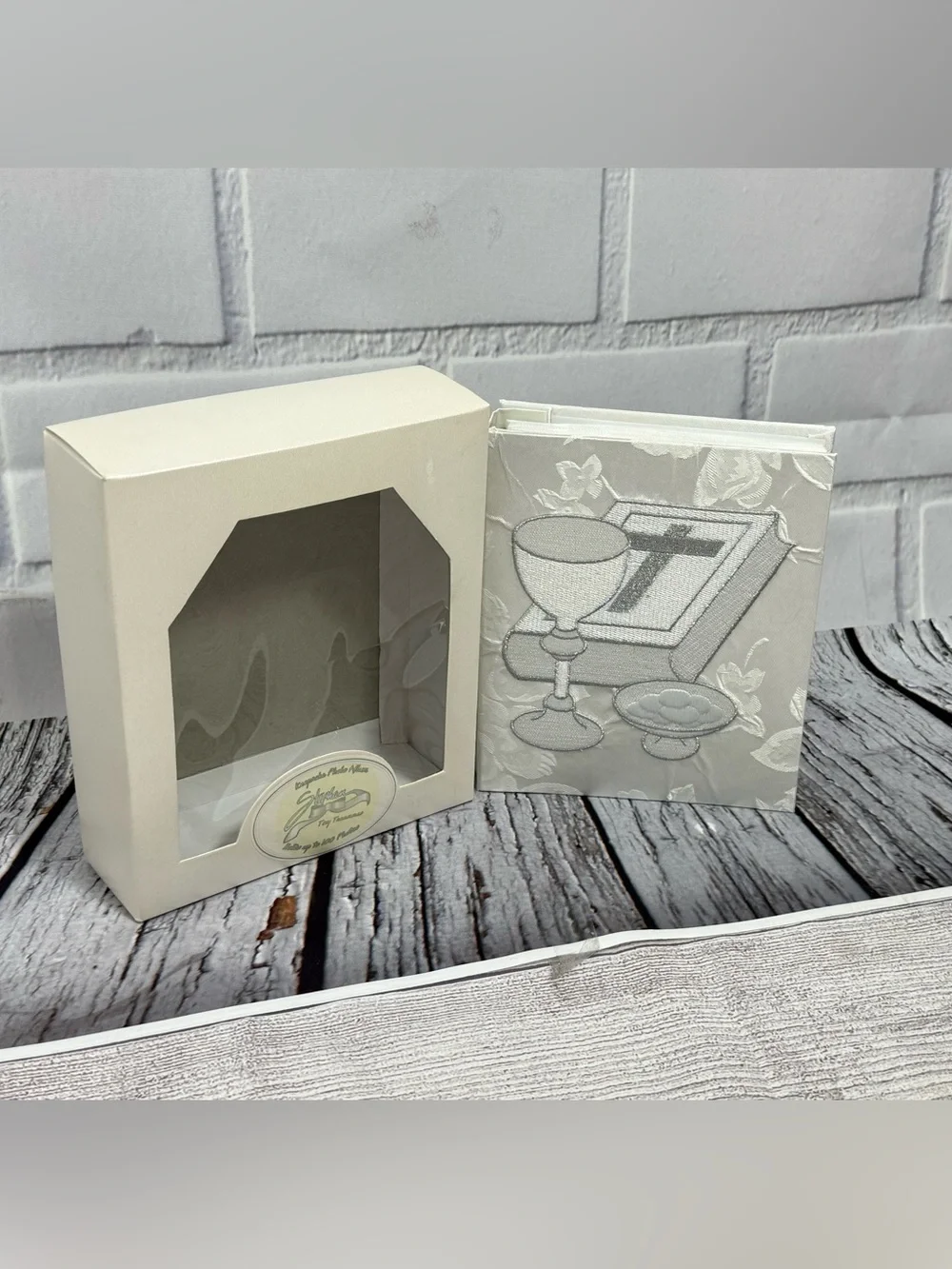 Tiny Treasures First Communion Keepsake Photo Album Holds 100 Photos
